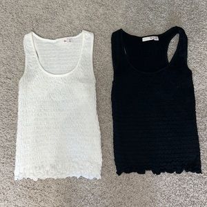 SO ruffled tank tops size: xs